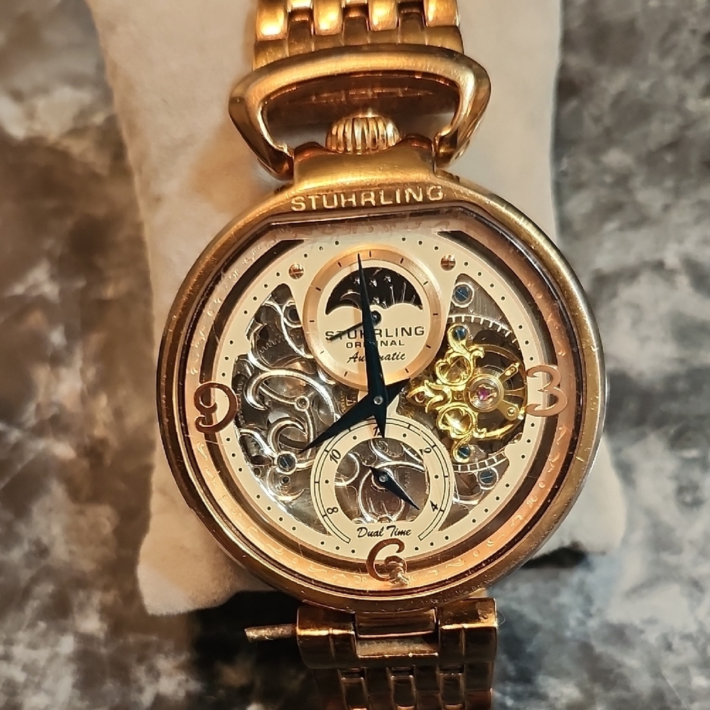 Stuhrling Original Rose Gold Time Piece